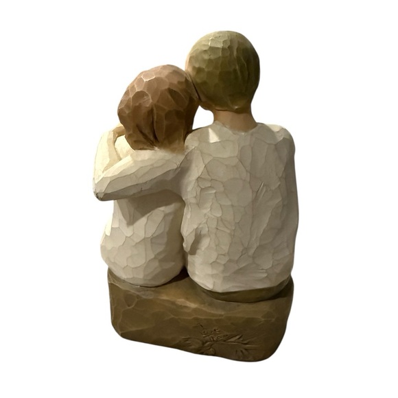 Willow Tree Anniversary Man Woman Couple Sitting I Love Thee Figurine 2007. - Picture 3 of 7